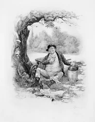 Mr Pickwick, från "Charles Dickens: A Gossip about his Life", av Thomas Archer, utgiven omkring 1894.